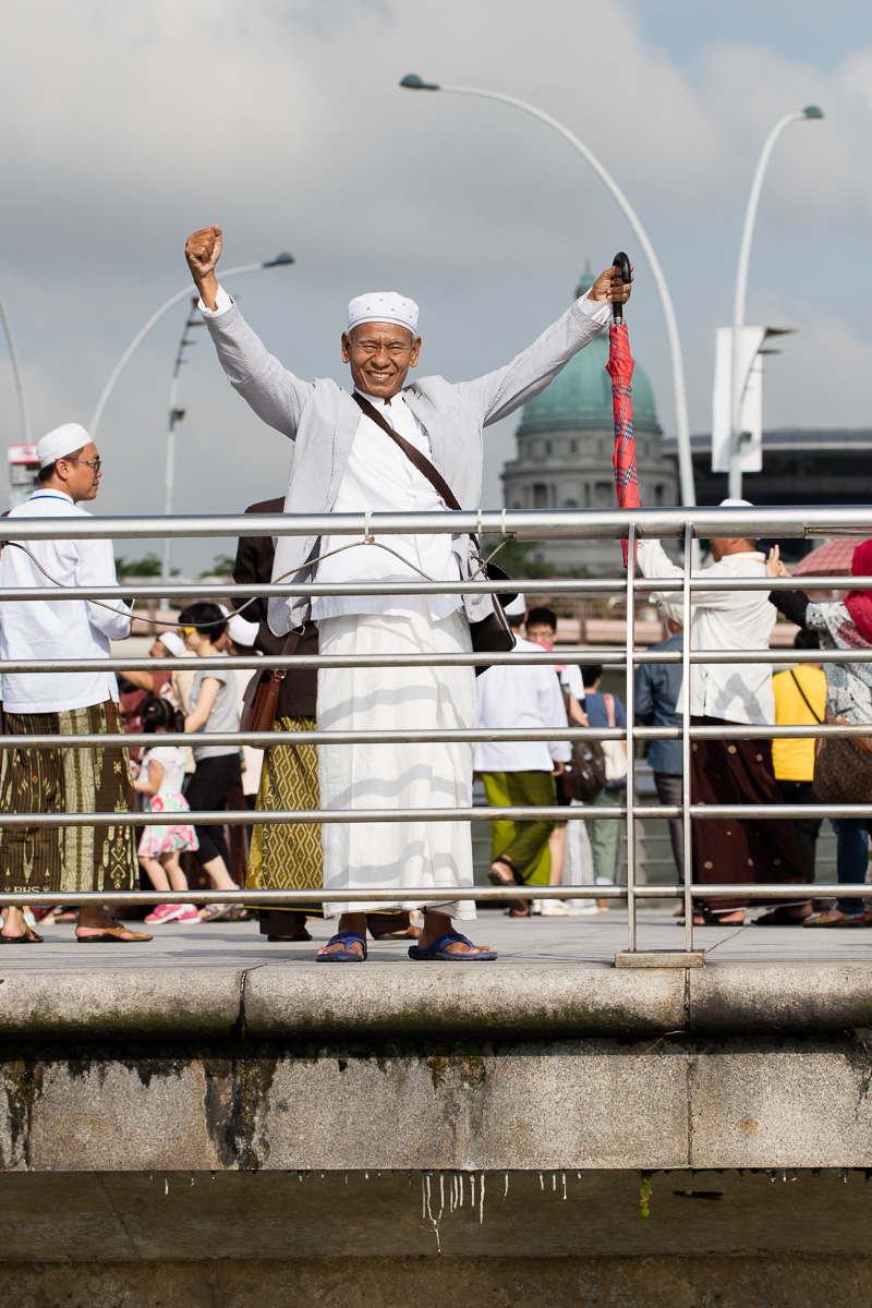 Joyful Man, Marina Bay, Singapore