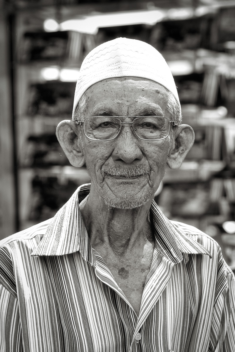 Man in Singapore's Arab Town