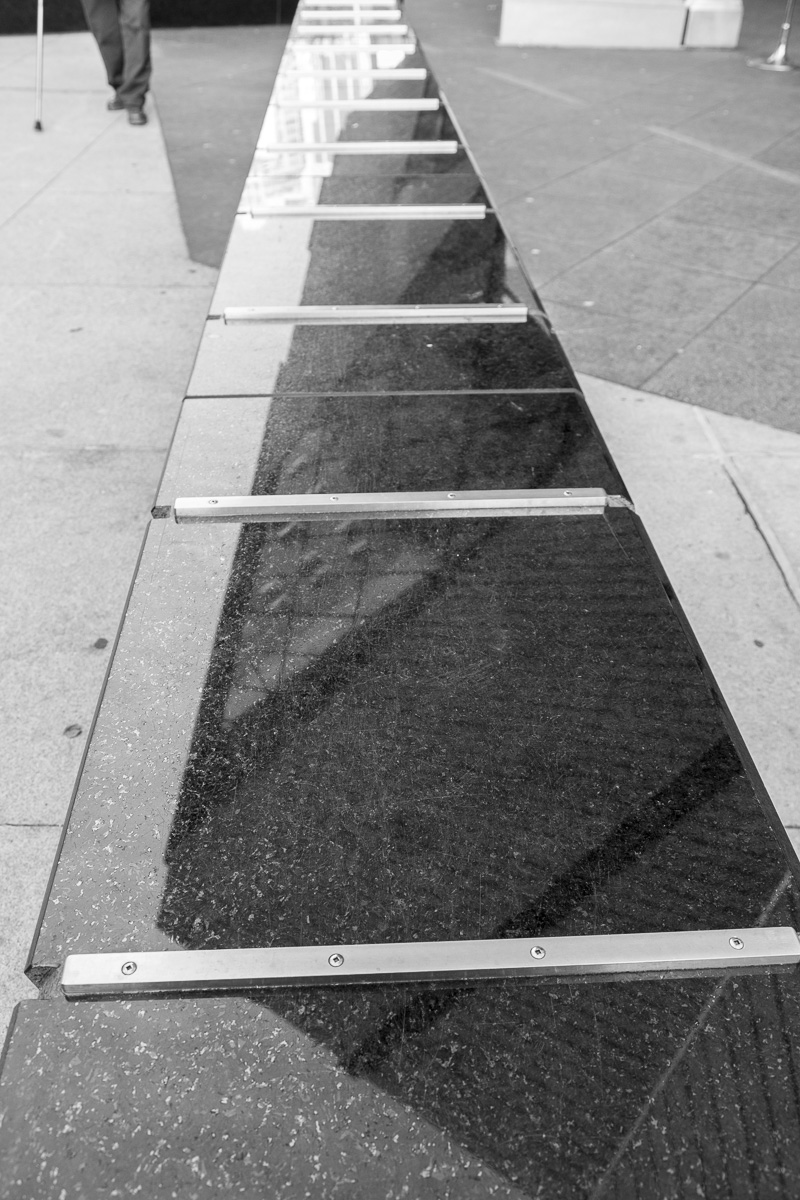 Bench outside the Royal Ontario Museum