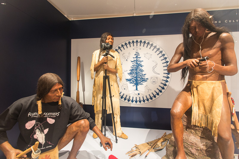 First People exhibit at the Royal Ontario Museum