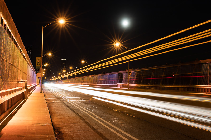 Bloor Viaduct at night