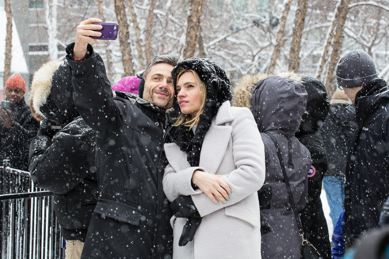 Taking a selfie at Toronto's IceFest 2015