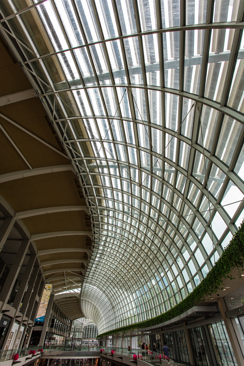 Ceiling of The Shoppes at Marina Bay Sands, Singapore