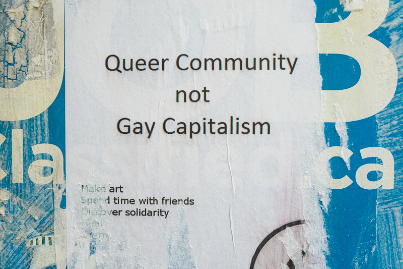 Queer Community not Gay Capitalism
