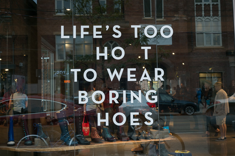 Life's too hot to wear boring hoes