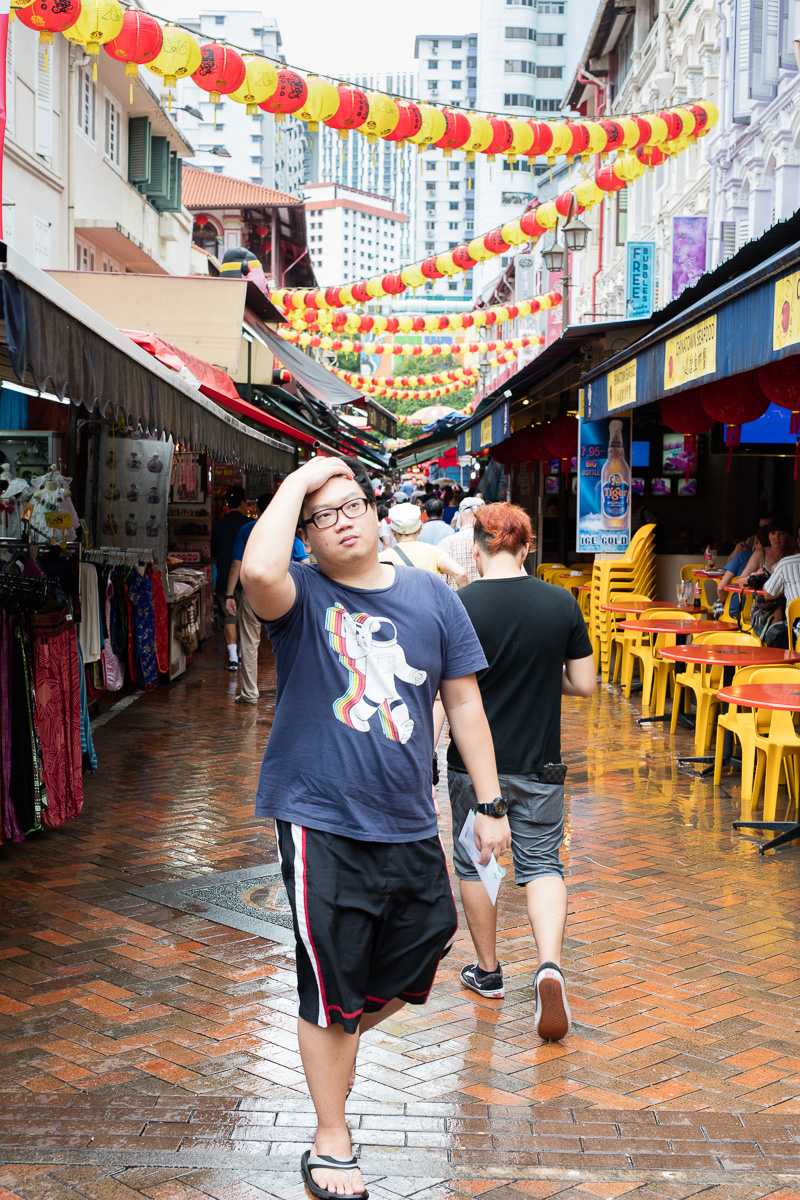 View from Pagoda Street, Singapore's Chinatown