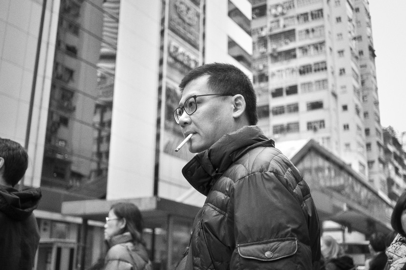 Man with cigarette