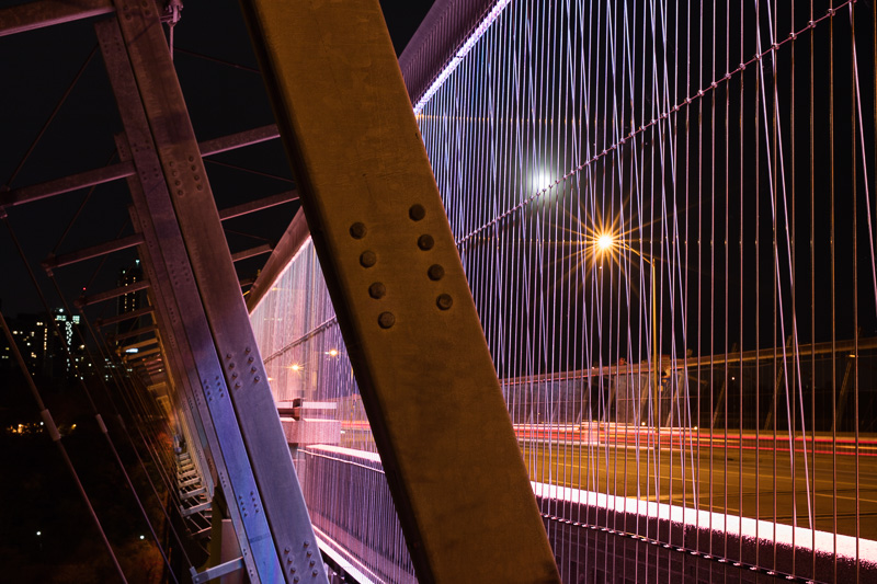 Bloor Street viaduct at night