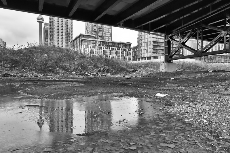 Under the Bathurst Street Bridge, Toronto
