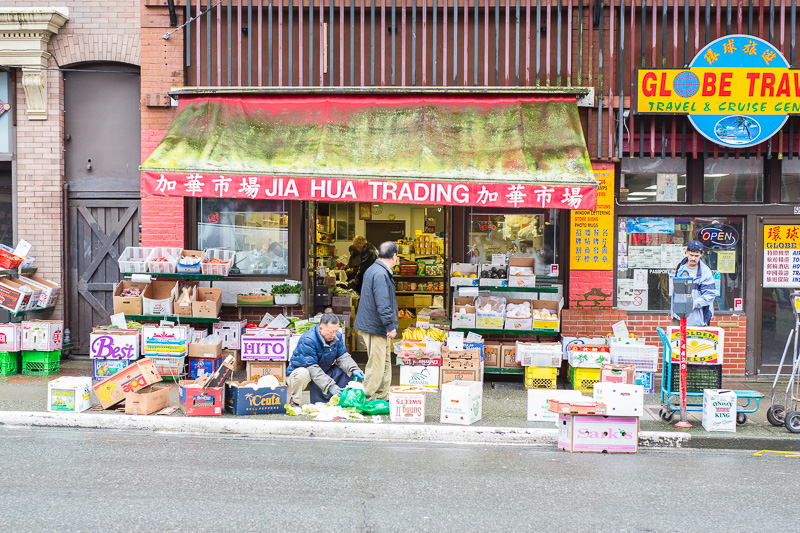 Jia Hua Trading in Chinatown on Fisgard Street, Victoria