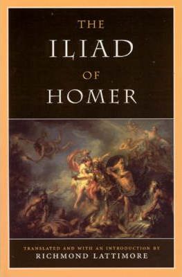 The Iliad of Homer, trans. Richmond Lattimore - book cover