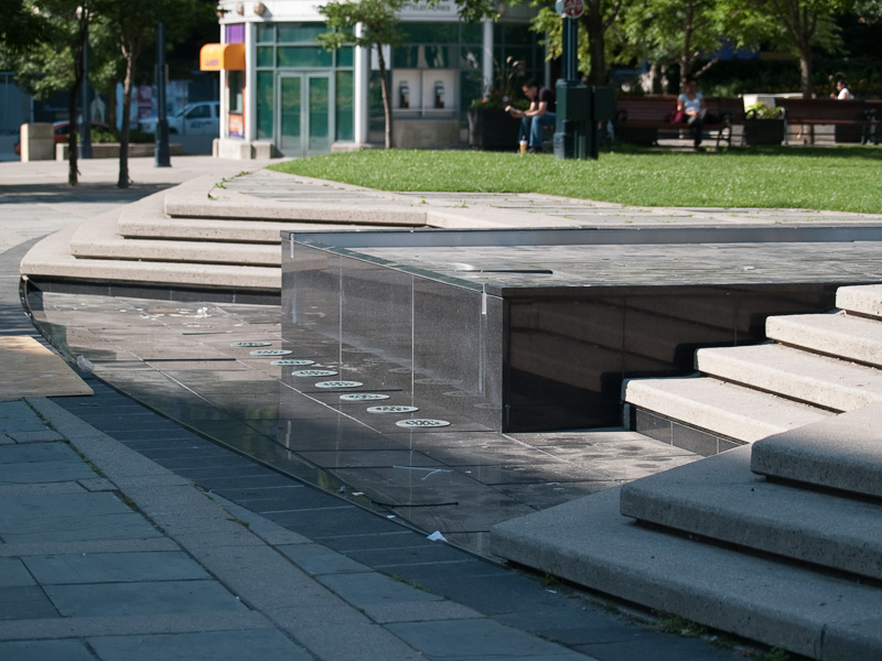Empty Fountain - park west of Roy Thomson Hall