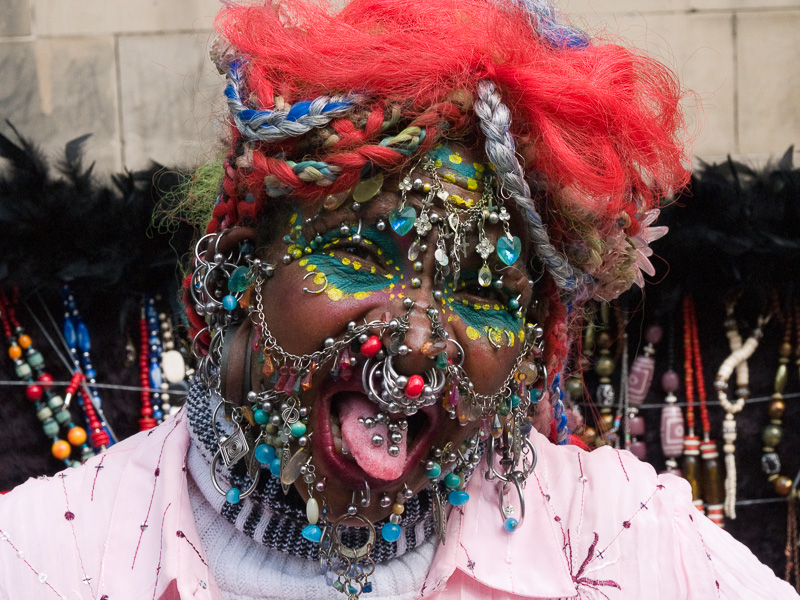 Elaine Davidson, most pierced woman in the world