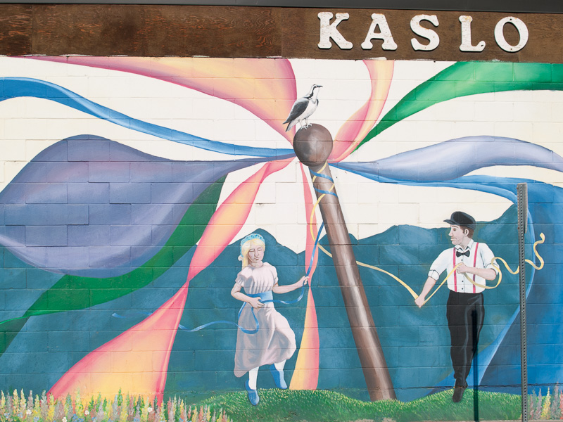 Mural in Kaslo, B.C.
