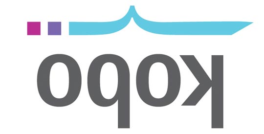 Kobo logo upside down