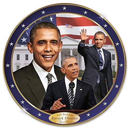Barack Obama collector plate