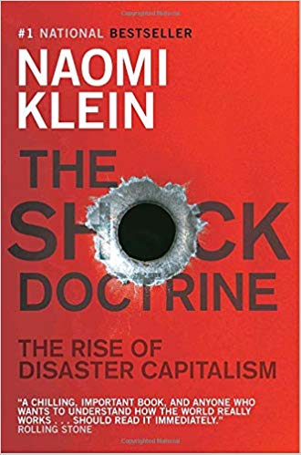 The Shock Doctrine, by Naomi Klein - book cover