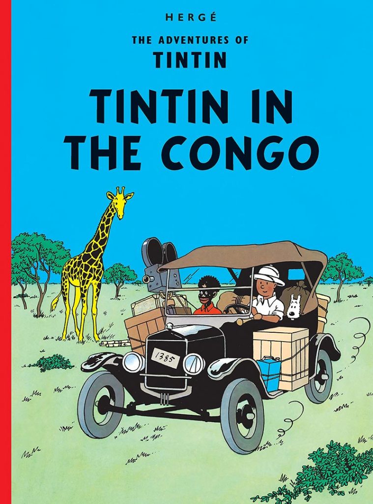 Tintin in the Congo - book cover