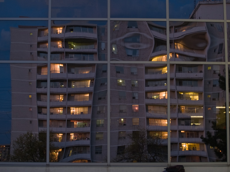Reflection of Apartment Building, North York
