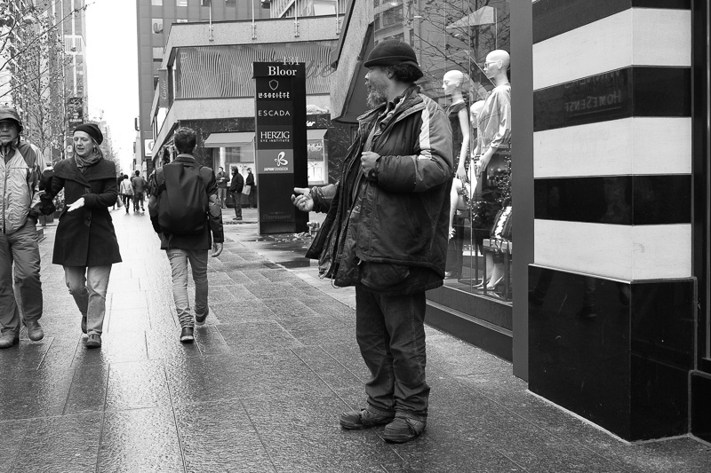 Begging On Bloor