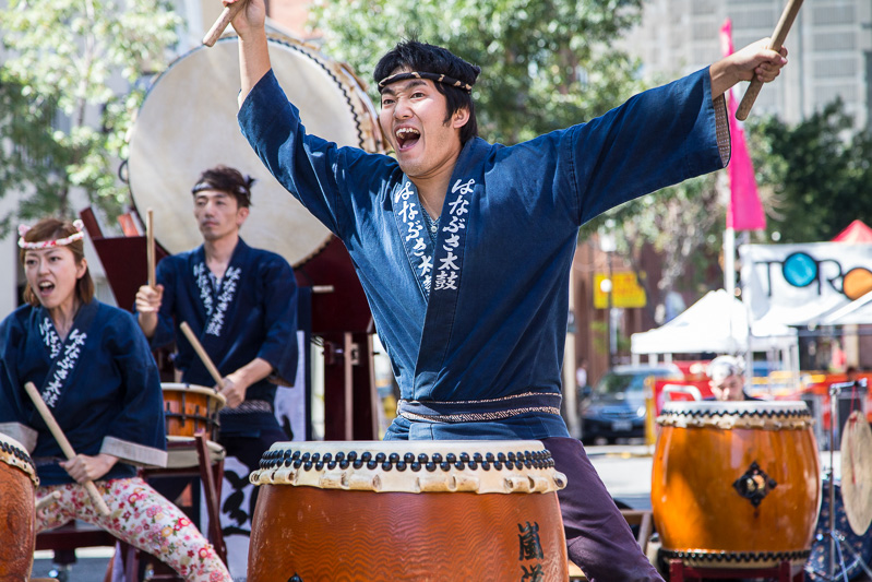 Man drumming