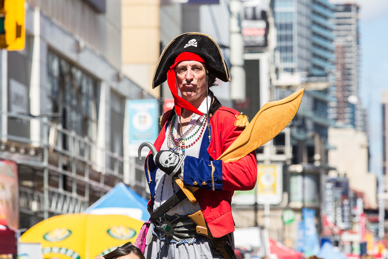 Pirate on Yonge Street, Toronto