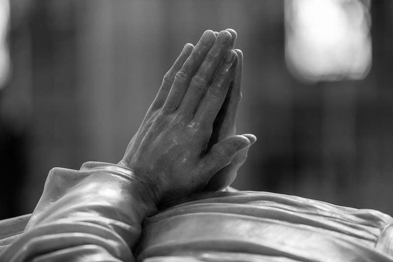 Praying Hands, St. Mary's Cathedral, Edinburgh