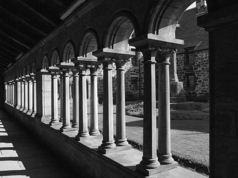 Colonnade at Paisley Abbey
