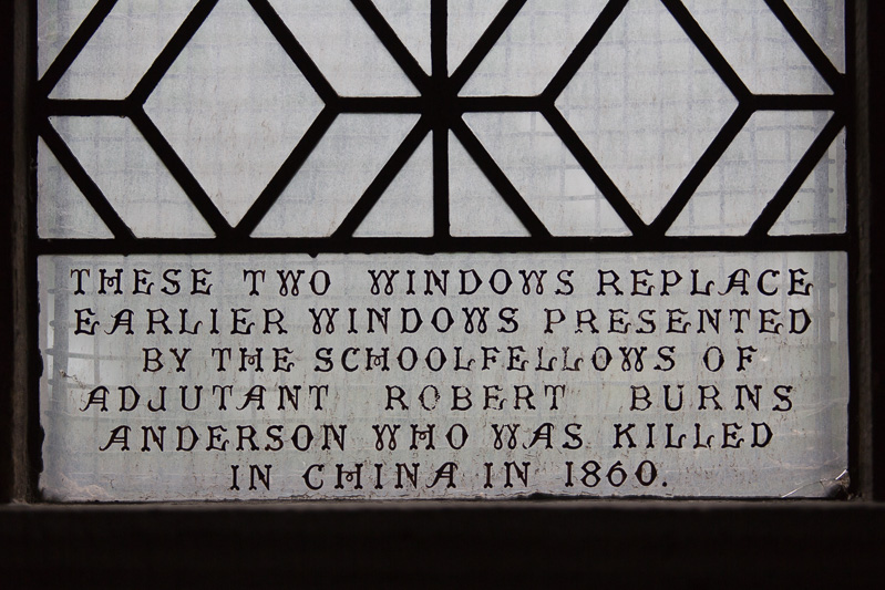 Stained Glass Window, St. Mungo's Crypt