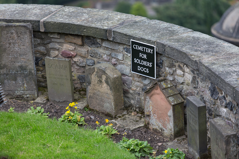Cemetery for Soldiers' Dogs, Edinburgh Castle