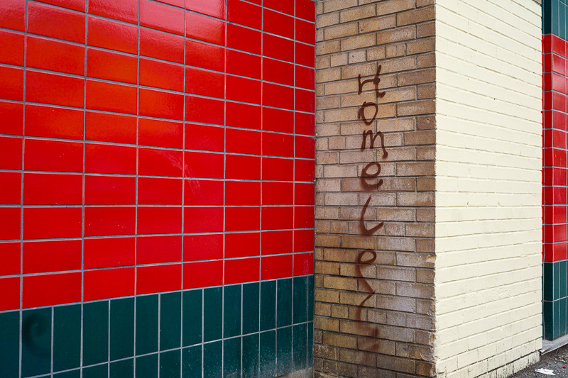 Homeless - off Spadina in downtown Toronto