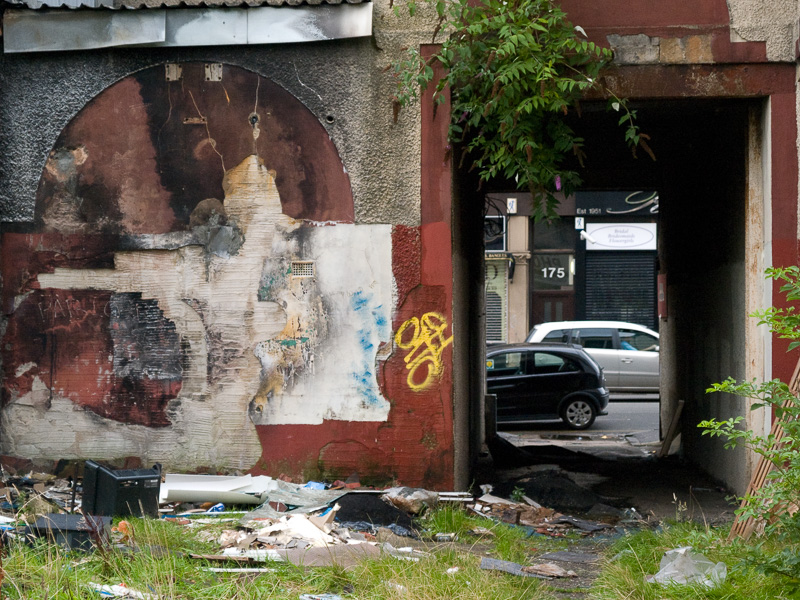 Graffiti near Lodging House Mission, Glasgow