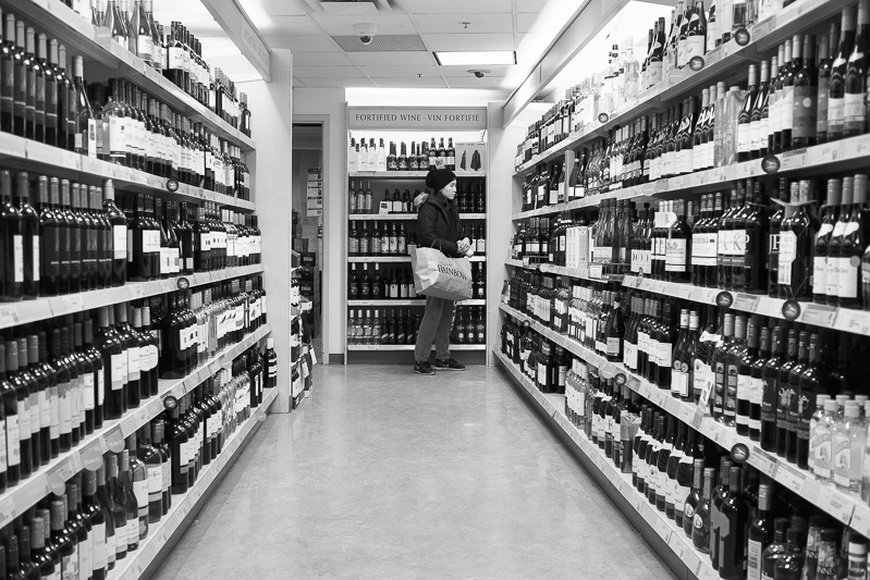 Shopping for wine in LCBO