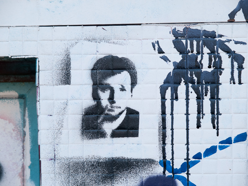 David Duchovny stencil, Toronto