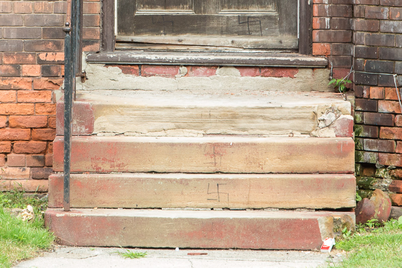 Front steps - Century home - Howard and Sherbourne Streets, Toronto