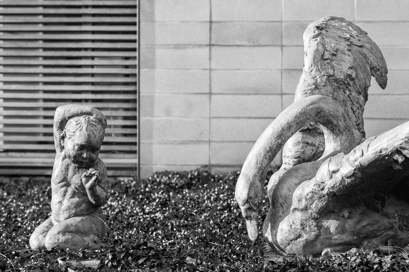 Sculpture in front of National Ballet School