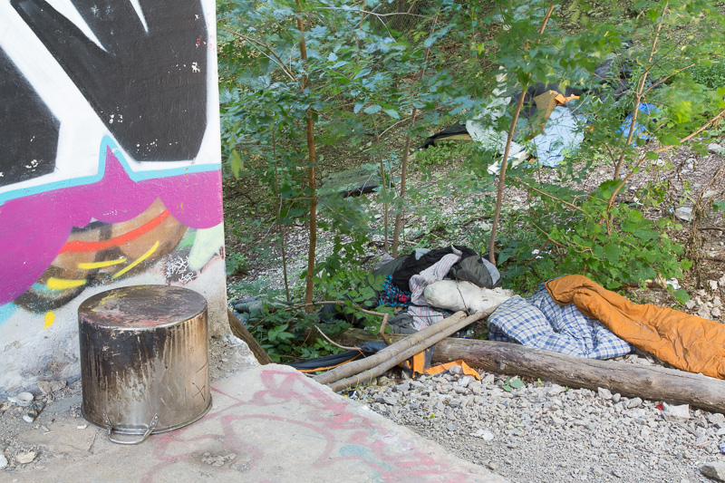 Under the Glen St. Bridge, Rosedale, Toronto