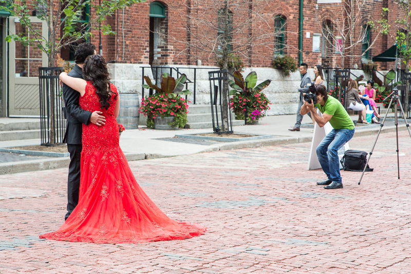 Wedding at the Distillery District, Toronto