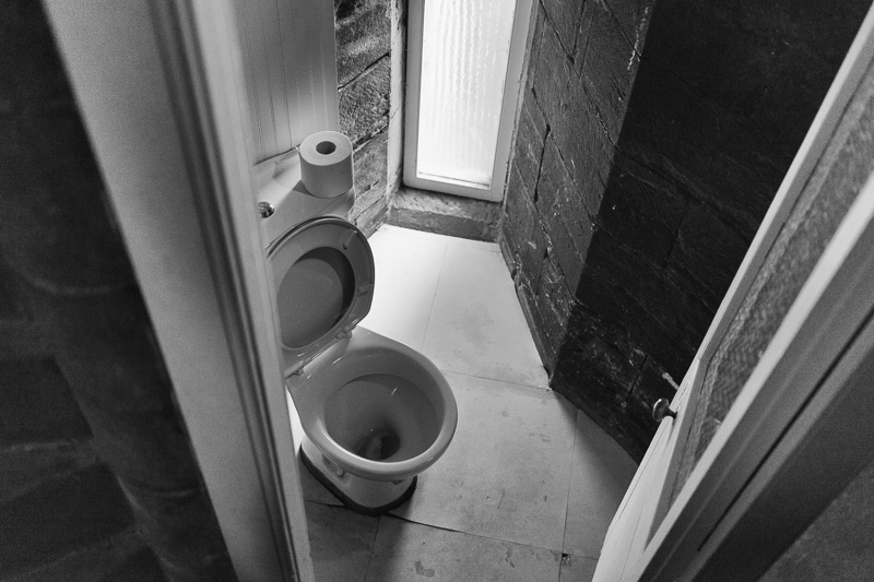 The toilet in Glasgow Cathedral's vestry