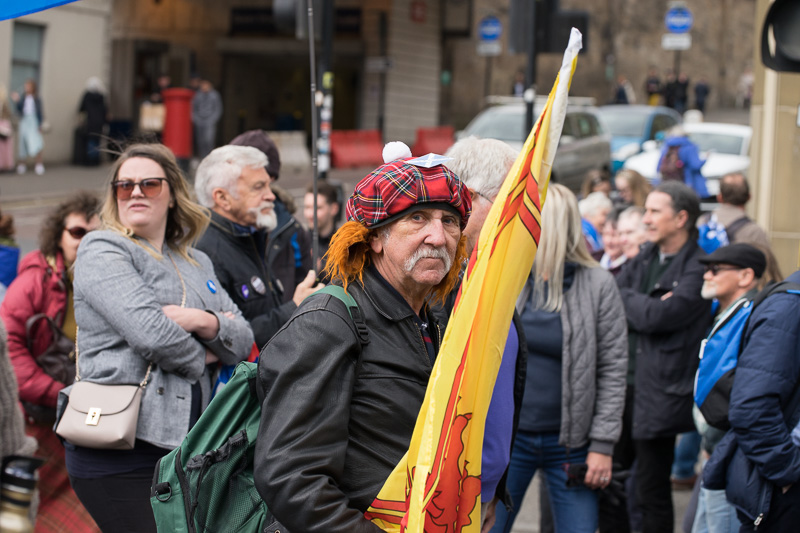 Scotsman in a Scottish Independence March