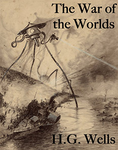 The War of the Worlds, by H. G. Wells - book cover