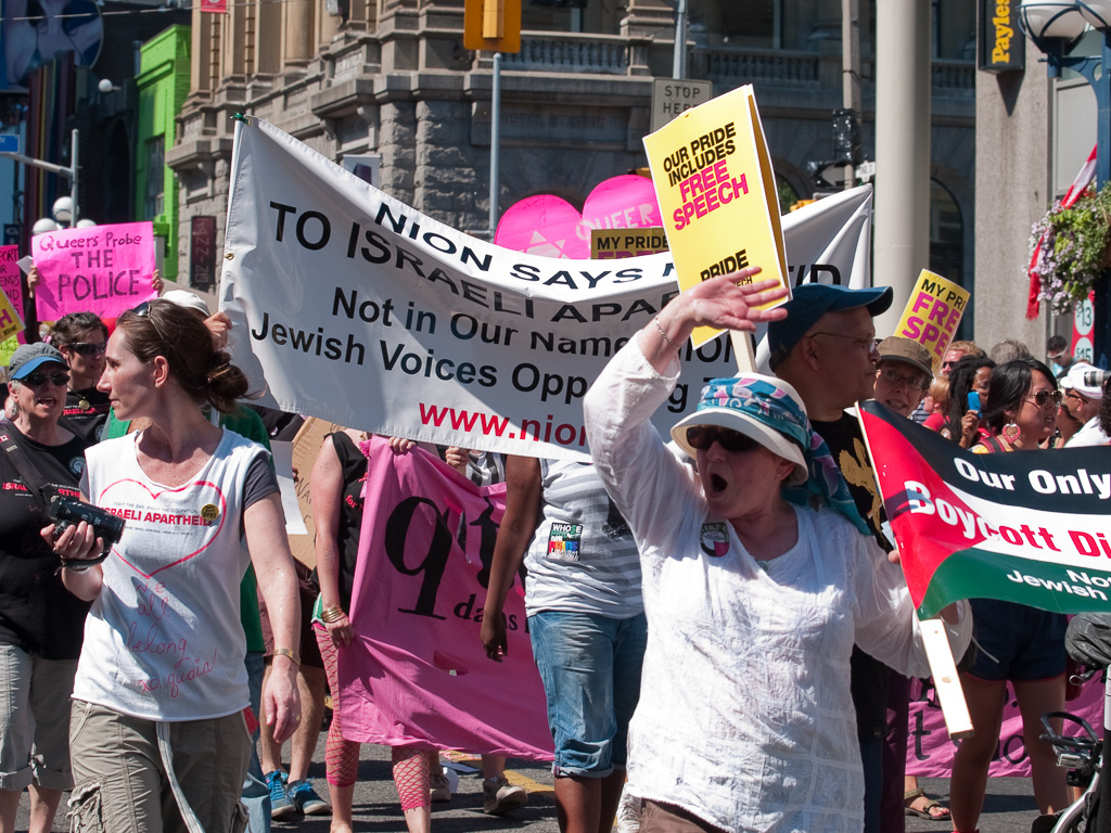 NION supports Queers Against Israeli Apartheid - Toronto Pride Parade, 2010