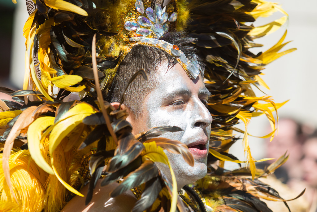 Yellow Feathers - Toronto Pride, 2013
