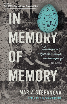 In Memory of Memory, by Maria Stepanova - book cover
