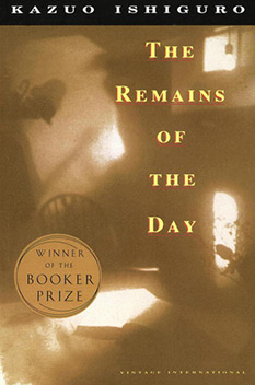 The Remains of the Day, by Kazuo Ishiguro - book cover