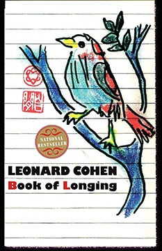 Book of Longing, by Leonard Cohen - book cover