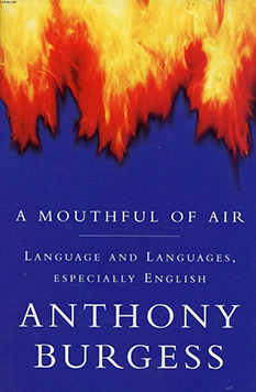 A Mouthful of Air, by Anthony Burgess - book cover