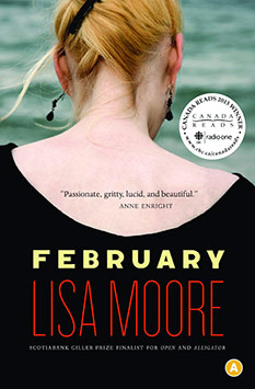 February, by Lisa Moore - book cover