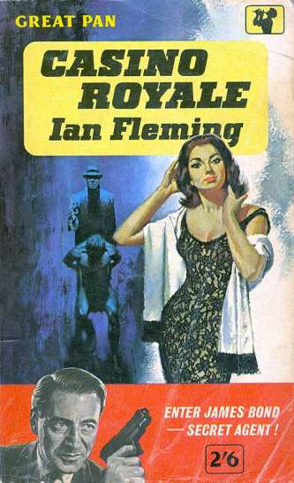 Casino Royale, by Ian Fleming - book cover