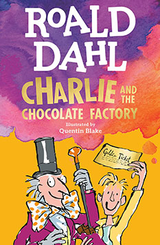 Charlie and the Chocolate Factory, by Roald Dahl - book cover